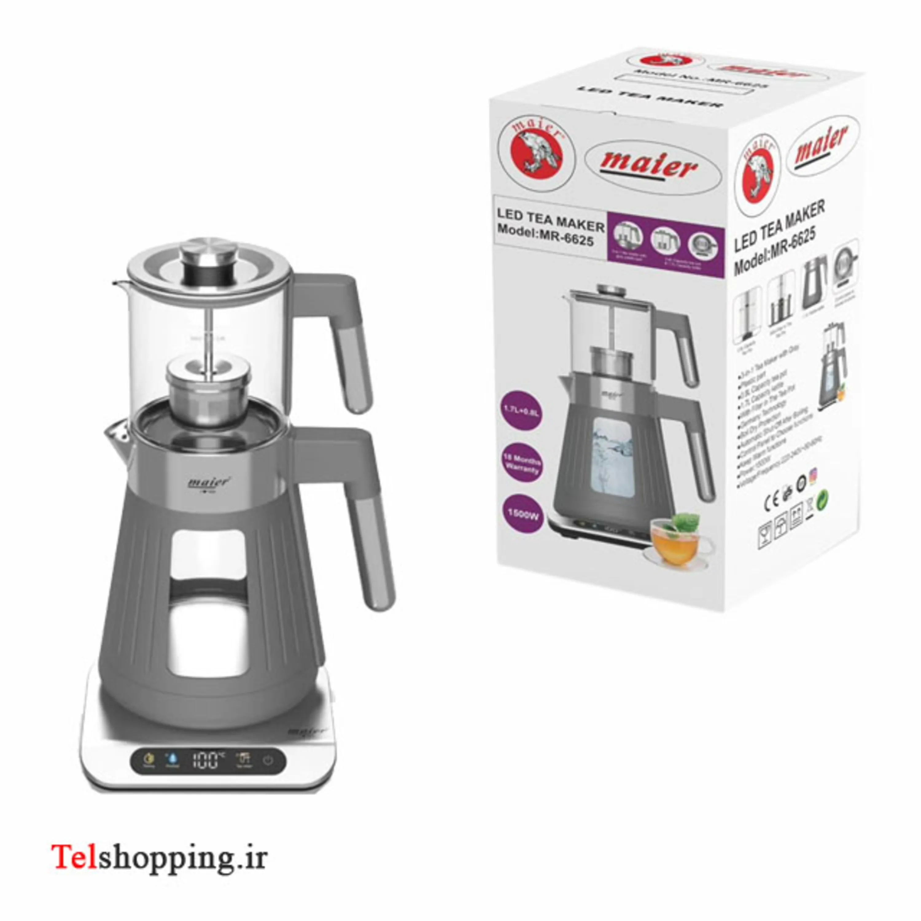 چای ساز روهمی مایر maier مدل MR6625